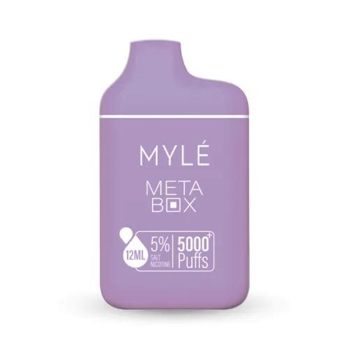 Myle Meta Box White Grape Ice Disposable Device