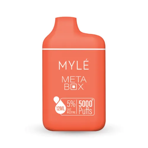 Myle Meta Box Peach Ice Disposable Device