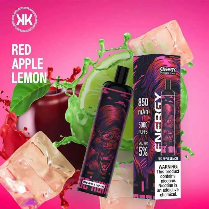 Red Apple Lemon Energy Disposable Device