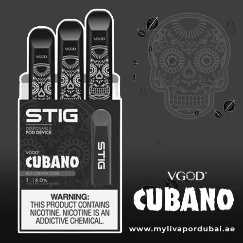 Stig VGOD Cubano Disposable Vape Sharjah, Dubai, Abu dhabi, Ajman ...