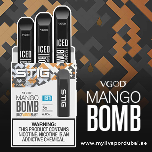 Stig VGOD Mango Bomb Iced Disposable Vape