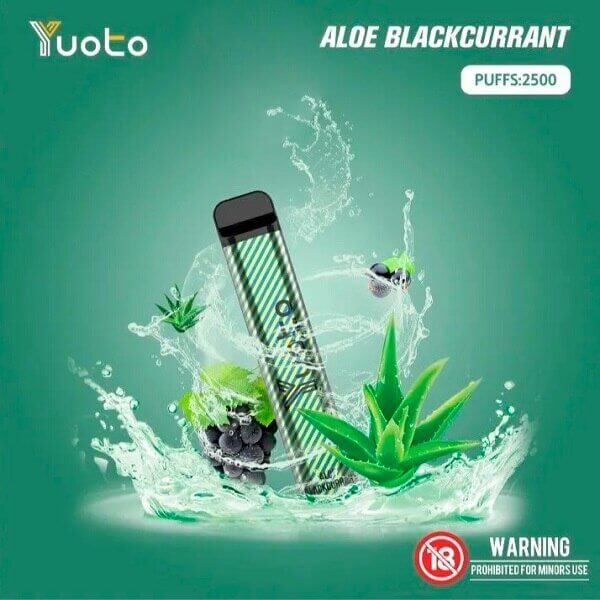 Yuoto XXL Aloe Blackkurrant Disposable Vape - 2500 Puffs