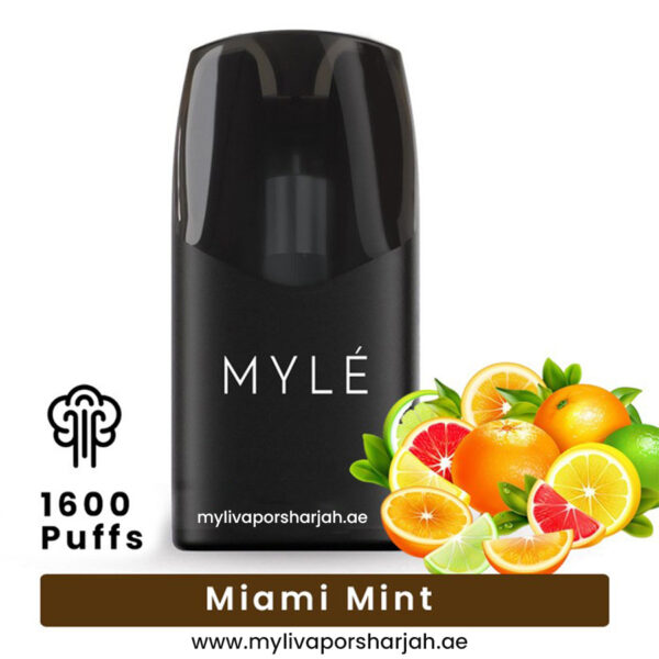 Myle Vape Sharjah 23 Miami Mint Myle Meta V5 Pods