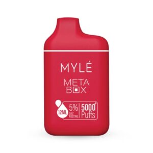 Red Apple Myle Meta Box Disposable Device